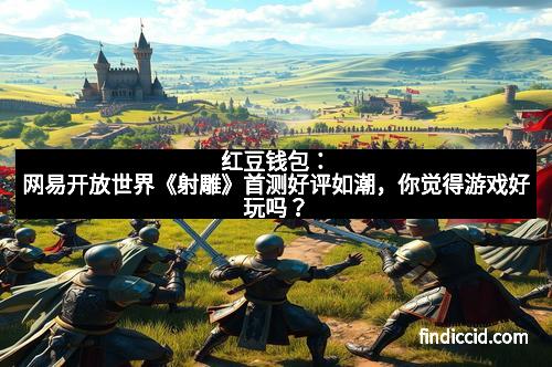 红豆钱包：网易开放世界《射雕》首测好评如潮，你觉得游戏好玩吗？